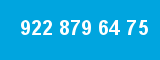 922 879 64 75 922 879 64 75
